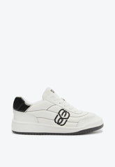 Tênis Logomania Branco Couro S 20672 0059 0001 Schutz